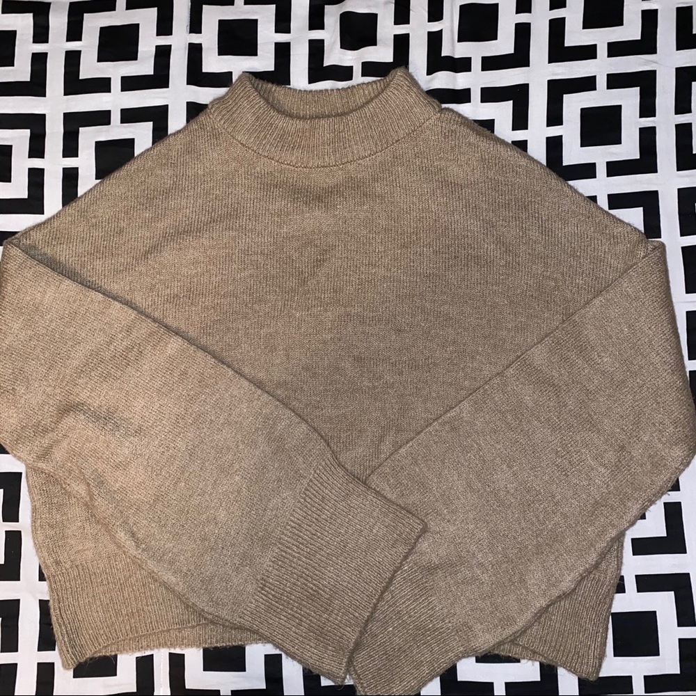 Beige NAKD fashion knit sweater - size M